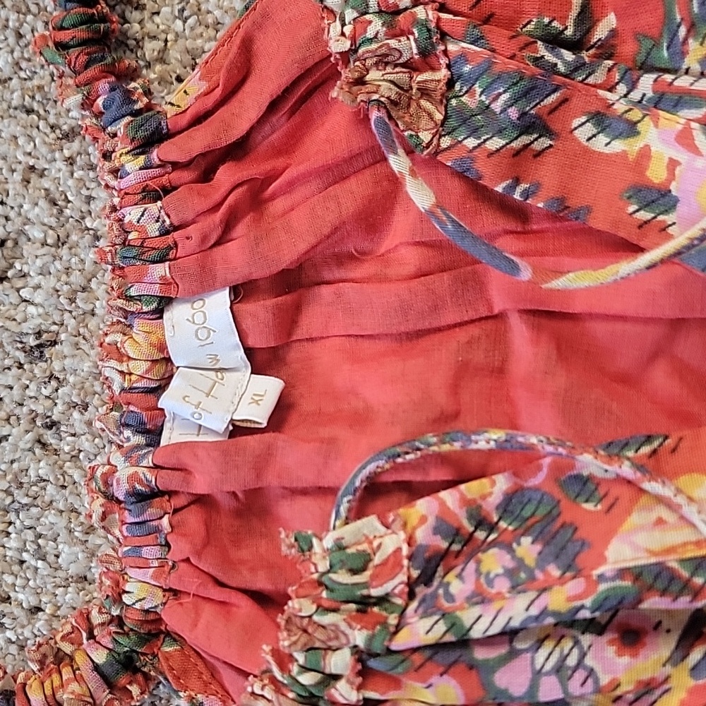 NWOT XL House of Harlow 1960 Floral Maxi Dress - Picture 7 of 8